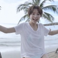 【画像あり】渡邊渚、ビキニに“スケスケ”白Ｔシャツ姿で初写真集告知