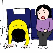 新幹線の中でメガネが消えた！