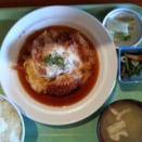 今日のコブタランチ　カツ煮定食
