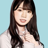 『日向坂46の高本彩花さんの似顔絵を描きました』の画像