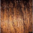 10/26土砂降りの雨が降る暗闇の秋色見沼田んぼで　はざかけの風景　と武蔵野線Ｅ２３１系普通電車