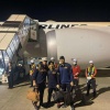 大谷翔平チャーター機前でヌートバー、近藤健介と3ショット「On to Miami!!」