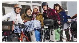 【北海道】暴風雪で4日間足止め、自転車で道内一周旅行の仏女性２人を住人がおもてなし