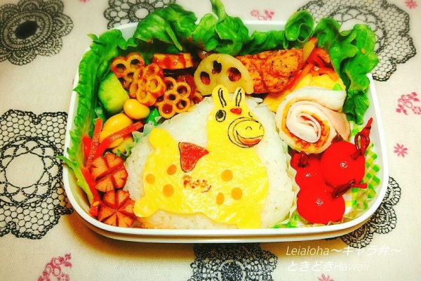 Leialoha キャラ弁 ときどきhawaii 17年02月