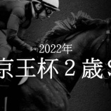 『【掟破りの金になる話】京王杯２歳Ｓ(G2)』の画像