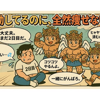 運動してるのに、全然痩せない…