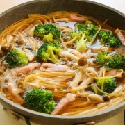 ♡めんつゆで簡単！ワンパンだしパスタ♡【#簡単レシピ #時短 #節約 #ブロッコリー #ランチ 】