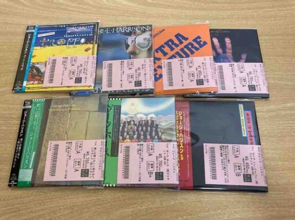 ジョージ･ハリスン/リマスター紙ジャケット7タイトル中古入荷致しました!!