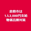 倉敷市は1人3,000円現金支給【倉敷市議会議員】
