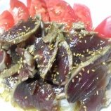 『カツオの刺し身とたたき』の画像