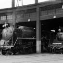 私の出会ったC57たち　C571　東海道本線　京都　梅小路機関区　1978年5月