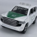 実車があると雰囲気が違う　ドバイ警察ランクル
