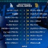 【パドレスvs.ドジャース】スタメン発表！ 19:00～