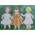 SOLD OUT 水彩画・原画「小さなアンティークドール」お買い上げ頂きました。