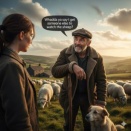 "Whadda ya say I get someone else to watch the sheep"と"Why don't you ask someone to watch the sheep"はどう違うのですか？