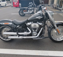 🌟ハンドルの太さが2インチの般若バー？！？！🌟2020年式FLFBS ハンドル交換！