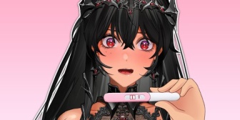 【にじEN】スカーレさん、配信で妊娠検査薬を試す「チャットのみんなおめでとう！妊娠してないよ！あなたは父親じゃない！」