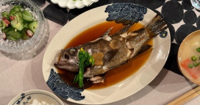 週末のだんたさまごさん　「春告魚」のメバルの煮付けの夜ごはん