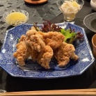 だんなさまごはんの、唐揚げ定食の夜ごはん