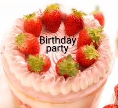 本日はお誕生日会ですー！