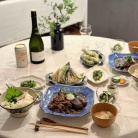 平川屋さんの豆腐丼の夜ごはん
