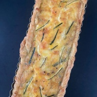 ズッキーニたっぷりのキッシュ