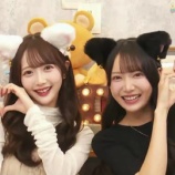 『[ノイミー] 早速ひぃさやが “よろしきゅん” 取り入れてくれてたｗ』の画像