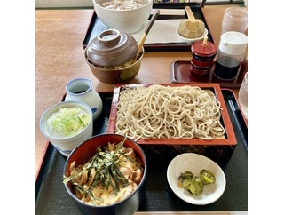 らんちぃ〜 #もり #せいろ #もりそば #ミニ親子丼 #にしんそば本舗 #八天庵 #平岸店 #北海道 #札幌市 #豊平区 #平岸 #そば #蕎麦 #ソバ #大衆そば #大衆蕎麦 #町蕎麦 #町そば