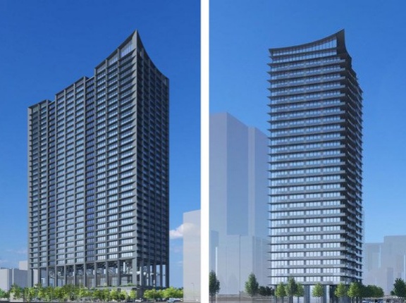 旧電通本社ビル跡地等の再開発「築地一丁目地区」の都市計画（素案）の概要が公開！高さ180mのオフィスと高さ110mのタワマン