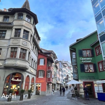 冬のチューリッヒとスイスフラン🇨🇭