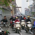 バイクのラッシュアワー