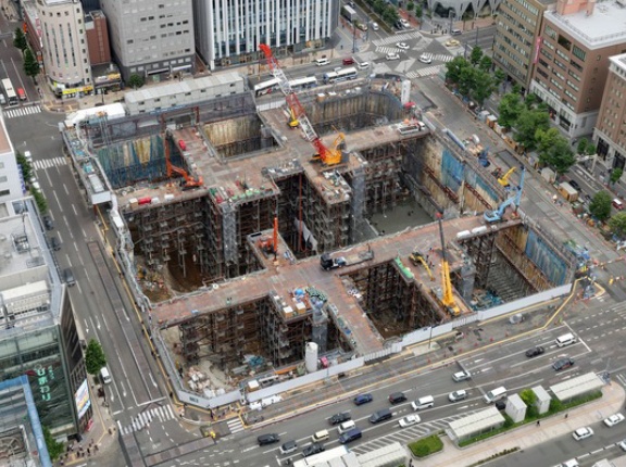 地上33階「北4西3地区第一種市街地再開発事業」の建設状況！ヨドバシカメラによる札幌駅前の大規模再開発（2026.6.29）