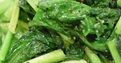 コクがしっかり♪小松菜の塩炒め