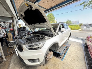 滋賀オートライフハノ　輸入車「ボルボ XC40」(XB420XC)の車検＆整備とブレーキフルード交換
