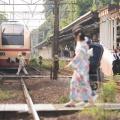JR東日本E653系勝田車両センター@K70編成（踏切）