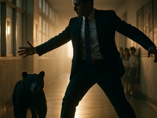 【岩手・滝沢】中学校にクマ侵入！副校長が身を挺して立ちはだかり生徒を守る英雄行動