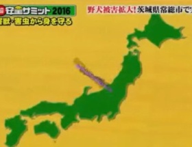フジテレビ、日本列島を不自然に改ざんしてテレビで放送し多数の非難を浴びる