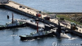 オハイオ級原子力潜水艦「ミシガン」が韓国釜山に入港…巡航ミサイル１５０発と特殊部隊を搭載