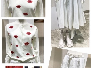 ニットもスカートもオールシーズン着用できます😃