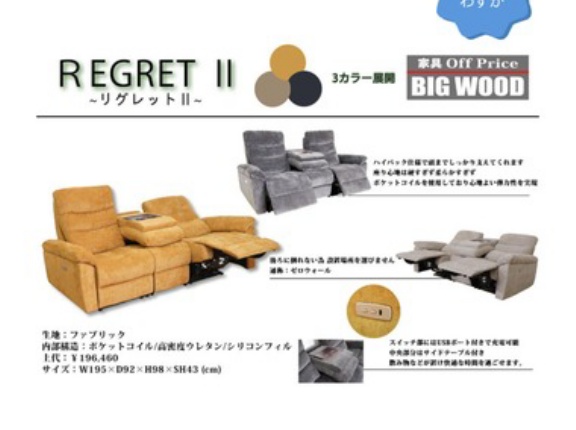 10万円する電動ソファ注文しちゃった🤗