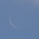 2025年12月　月齢25　細くなった月