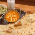 「Aayu Kitchen」の『バターチキンカレーセット』（茨木市三島丘）【いばつーグルメ】