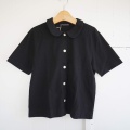 TIGRE BROCANTE(ティグルブロカンテ)　丸襟オープンポロTシャツ