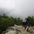 雨降る前に金峰山