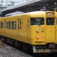 岡山支所所属115系の残存車両が100両以下に