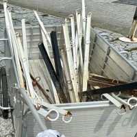 岐阜まつり宵宮 のぼりの片付け