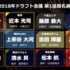 今年で5年目を迎える2018ドラフトを振り返る