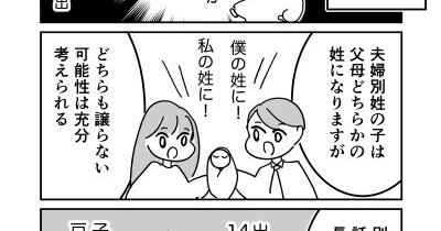 (1)選択的夫婦別姓の問題点(子供の姓は？)