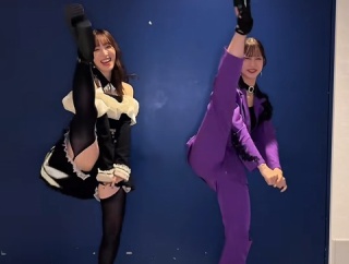 譜久村聖ちゃんが例の衣装でれいれいとシャッターチャンス！！