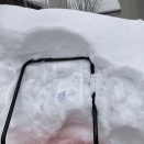 2026年2月の空と雪